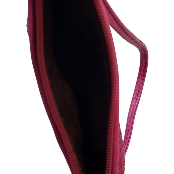 Coach Audrey Op Art Swirl Fuchsia Pink Sequin Wristlet & Evening Clutch 6 x 4 - Picture 12 of 12